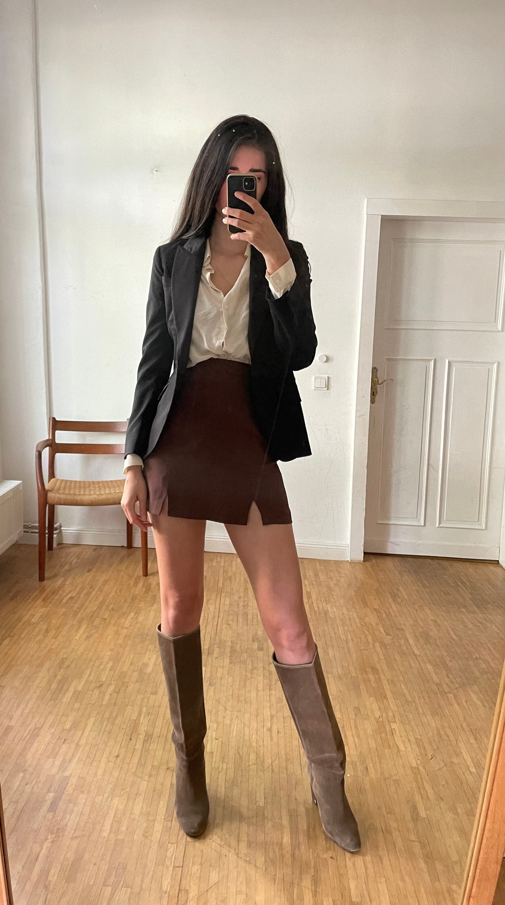 Vintage Tommy Hilfiger black smart blazer, Elegant women blazer,