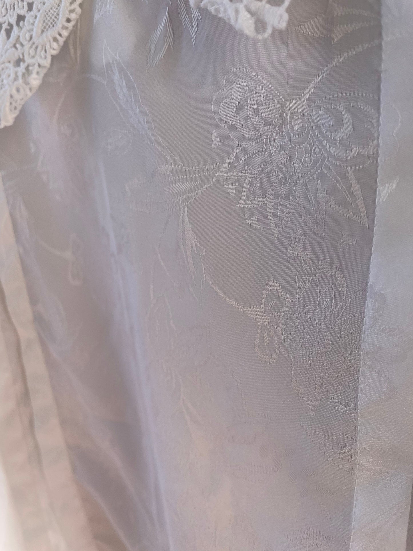 Romantic antique lace white blouse, Handmade vintage cottage core woman blouse with peter pan collar, Elegant French white shirt, M