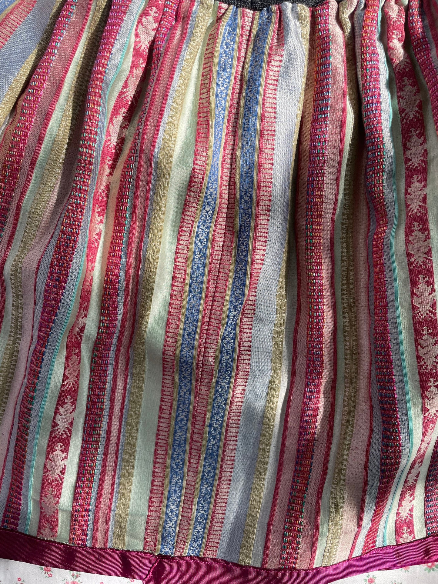 Handmade colourful skirt, Rainbow skirt, Sweet mini skirt, Carnaval skirt, high waist summer skirt, XXS - XS - S