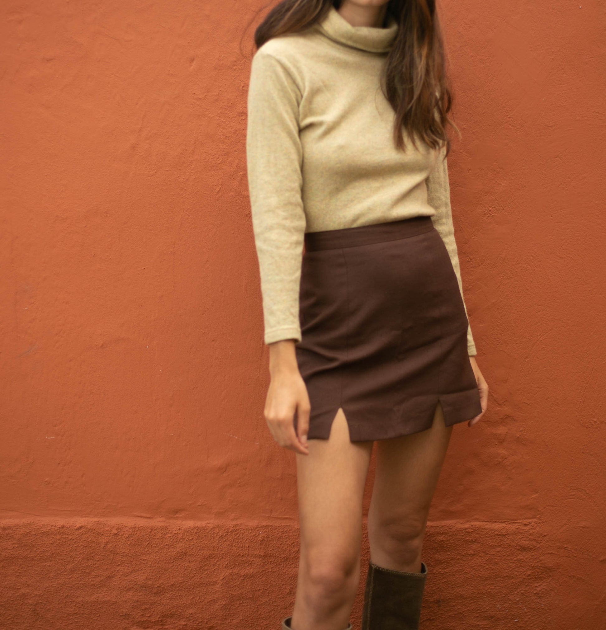 Lambswool Turtleneck Sweater Women, Earthy Yellow Winter Pullover, Après Ski Jumper, Cozy Fall Knitwear, Soft Wool Blend Top, M Medium