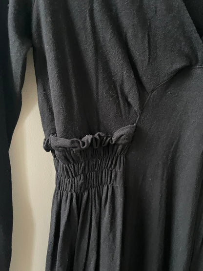 Long sleeve Little Black Dress by Twin Set, Y2K comfortable winter outfit, S