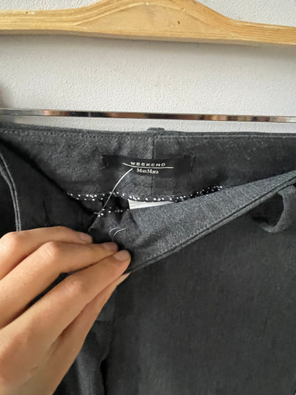 Weekend Max Mara Grey Cigarette Trousers — additional view 10