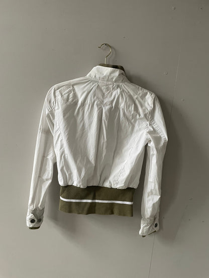 Vintage Woolrich White Windbreaker Jacket — additional view 7