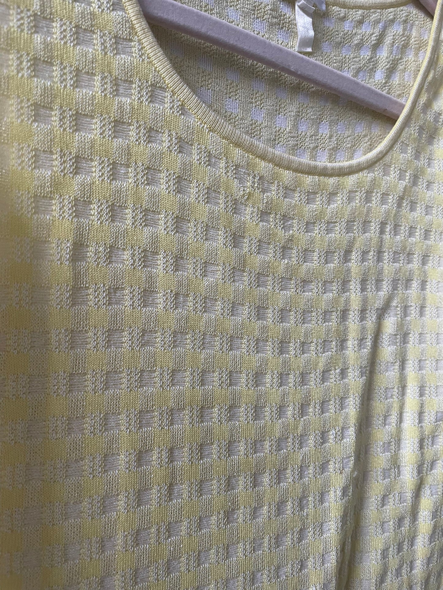 Vintage Escada pastel yellow tank, Vintage designer top, Summer tank, Cute summer top, Yellow tank, Vintage designer top