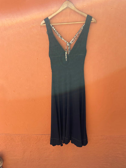 Vintage Just Cavalli Black Maxi Dress — additional view 9
