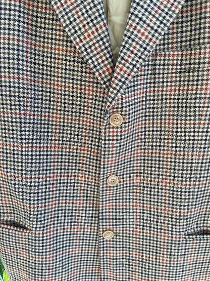 Vintage Wool Plaid Blazer — additional view 9