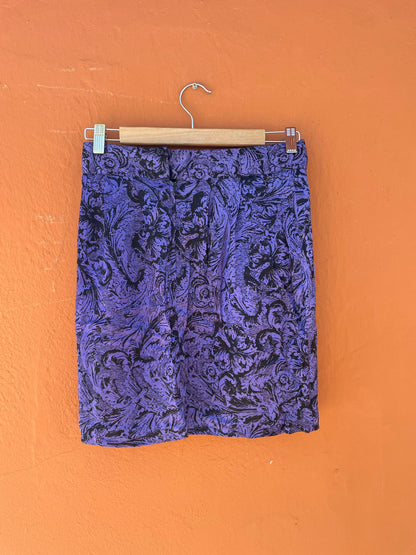 Purple Vintage Pencil Skirt — additional view 7