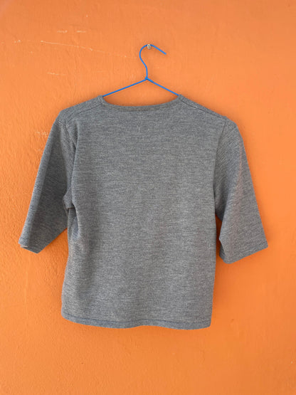 Grey Virgin Wool Max Mara Shirt — additional view 11