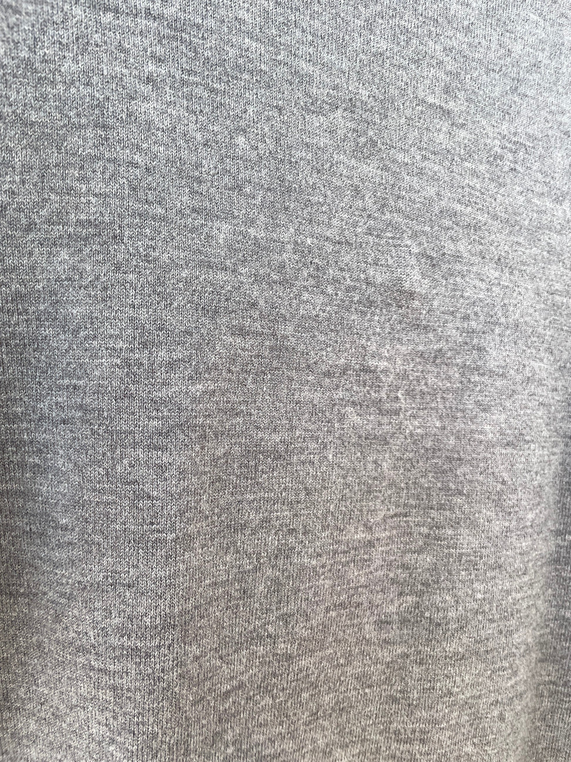 Wool Max Mara shirt, Grey vintage designer clothing, Made in Italy warm winter undershirt, Virgin wool woman top