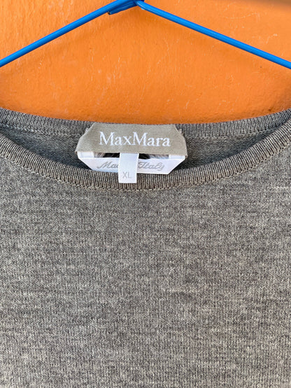 Grey Virgin Wool Max Mara Shirt — additional view 9