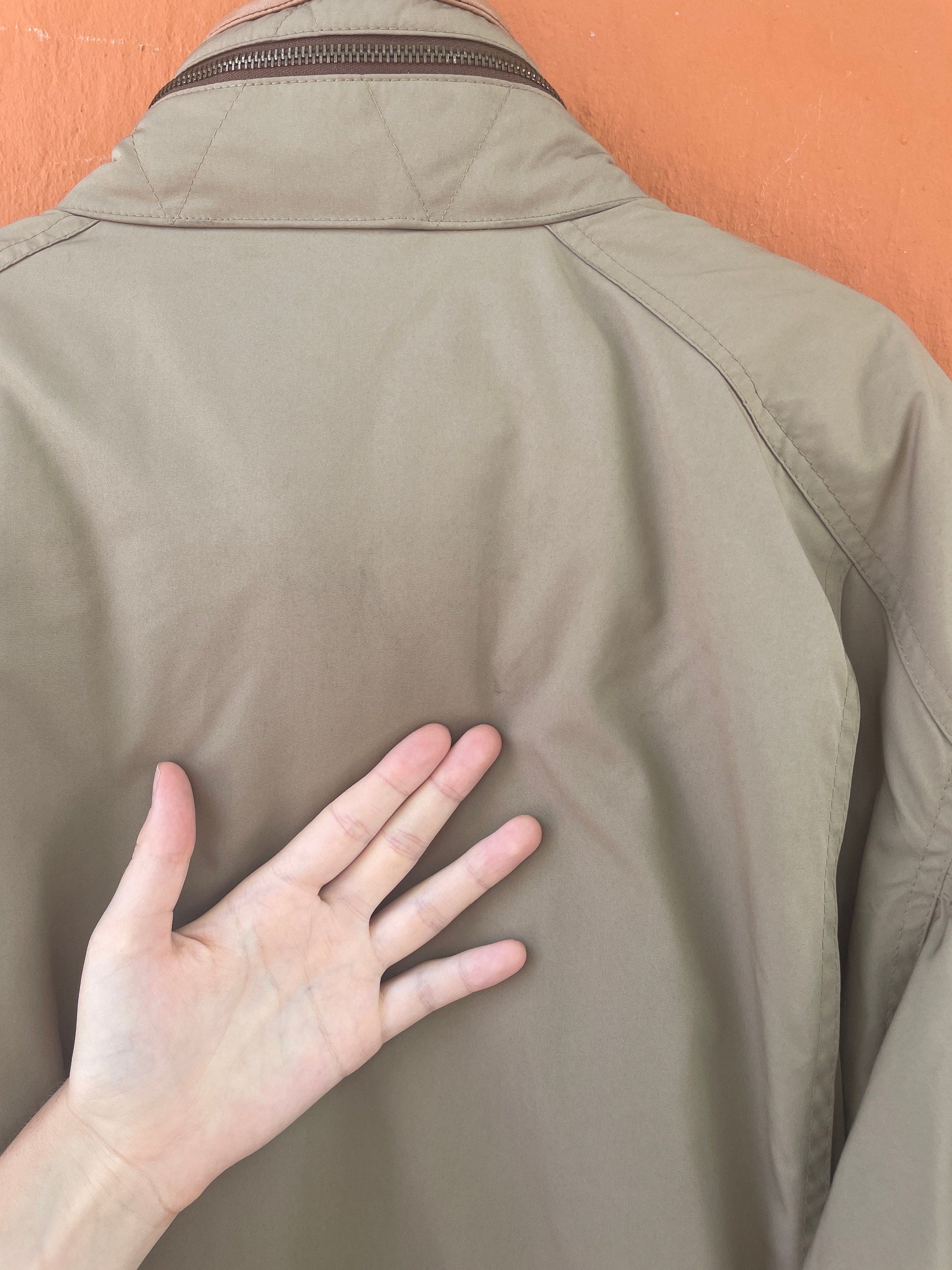 Polo Ralph Lauren puffer jacket beige men's size 2XB Big / vintage streetwear / designer / winter jacket / warm jacket / vintage puffer / RL