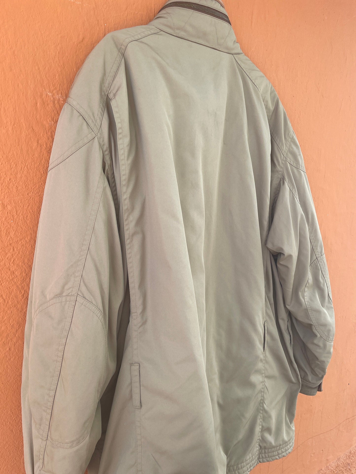 Polo Ralph Lauren puffer jacket beige men's size 2XB Big / vintage streetwear / designer / winter jacket / warm jacket / vintage puffer / RL