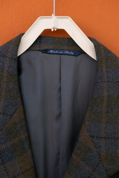 Plaid Virgin Wool Blazer Jacket — additional view 7