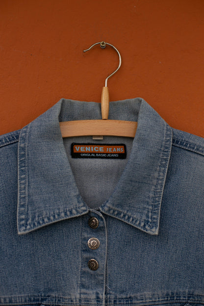 Y2K Vintage Denim Blouse — additional view 8