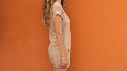 Max Mara Camel Knit Wool Dress — additional view 5