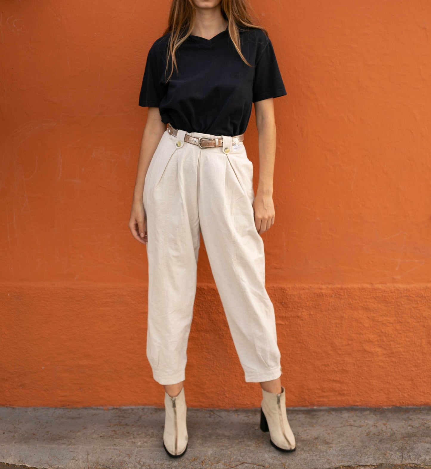 Armani Jeans Classic Black short, Casual Chic Designer Top