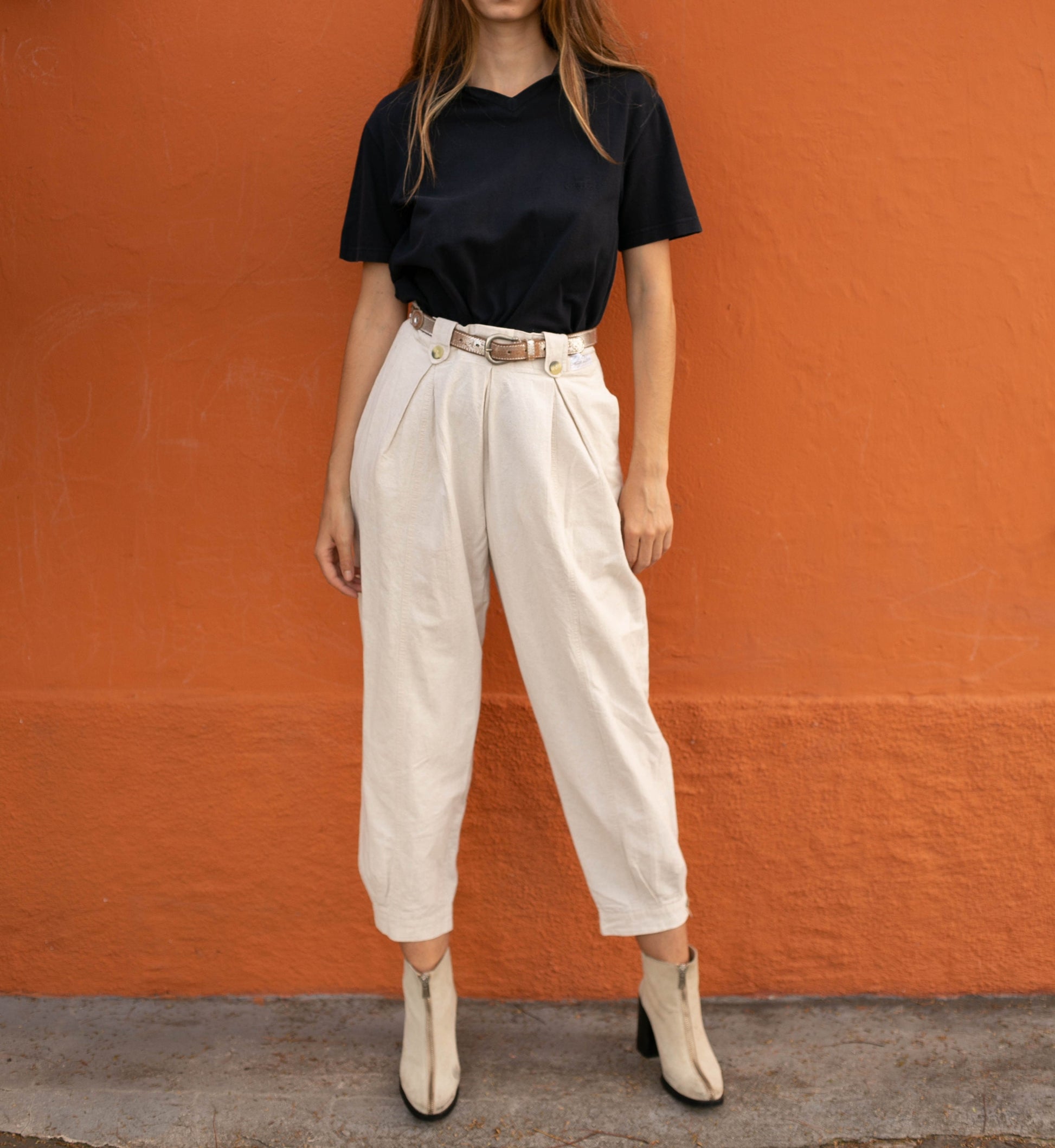 Armani Jeans Classic Black short, Casual Chic Designer Top