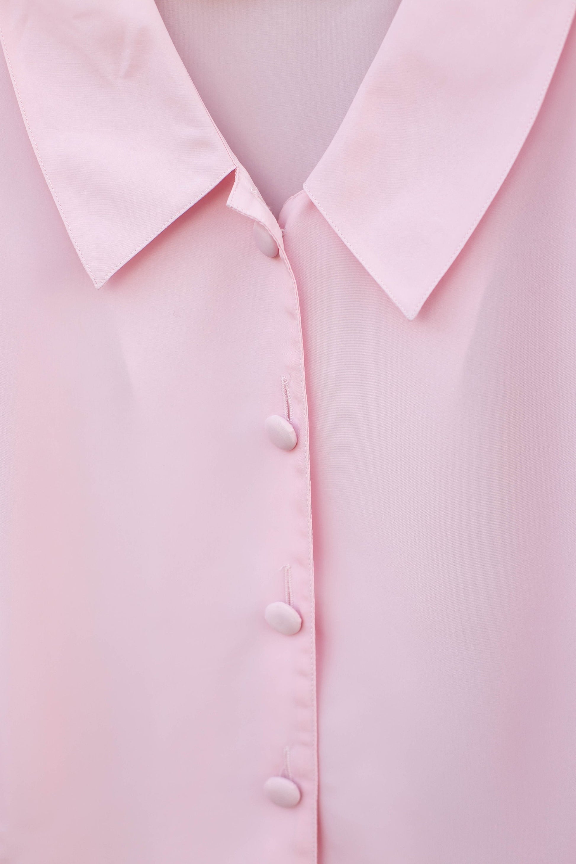 Vintage lightweight pink woman blouse, Playful 60s top, Vintage summer shirt, Women’s size L (EU 40 / US 10).