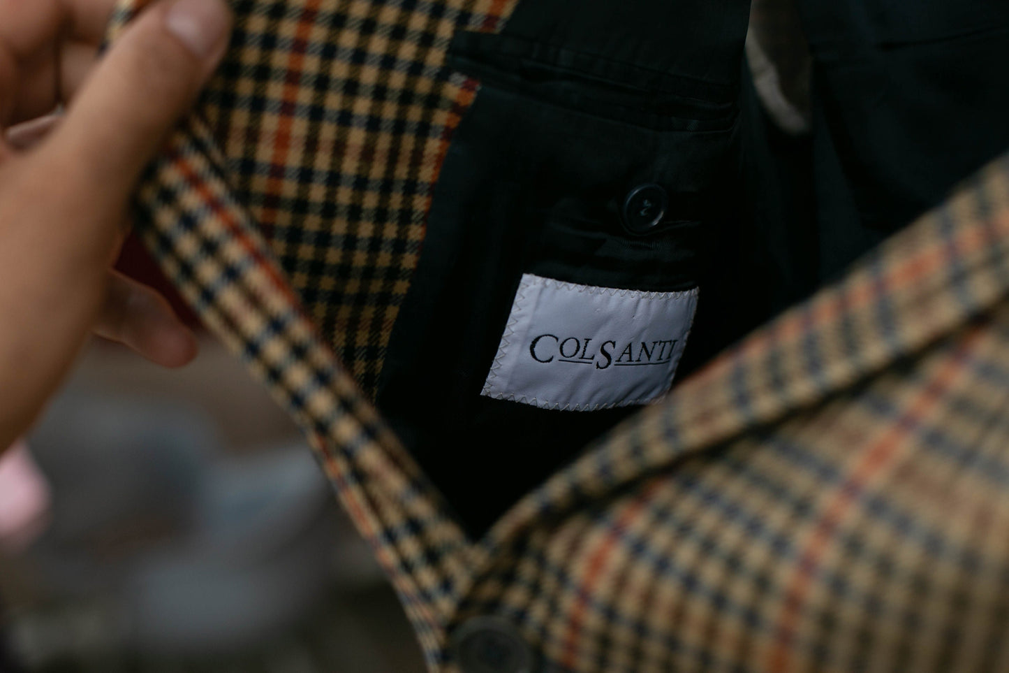 Light Academia autumn coat, True vintage smart blazer, Tartan jacket, Plaided winter blazer, Sophisticated autumn coat, Stylish jacket