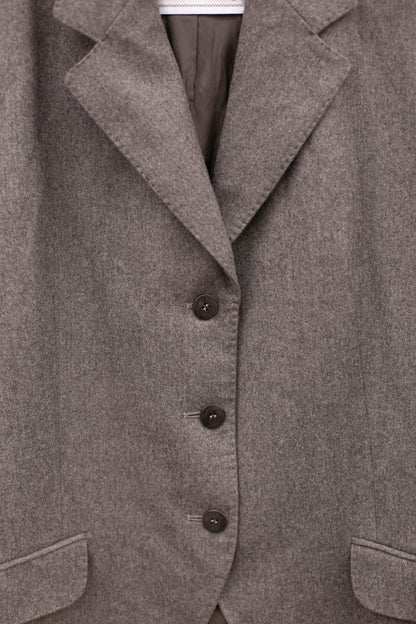 90s Burberry Grey Wool Women's Blazer — additional view 7