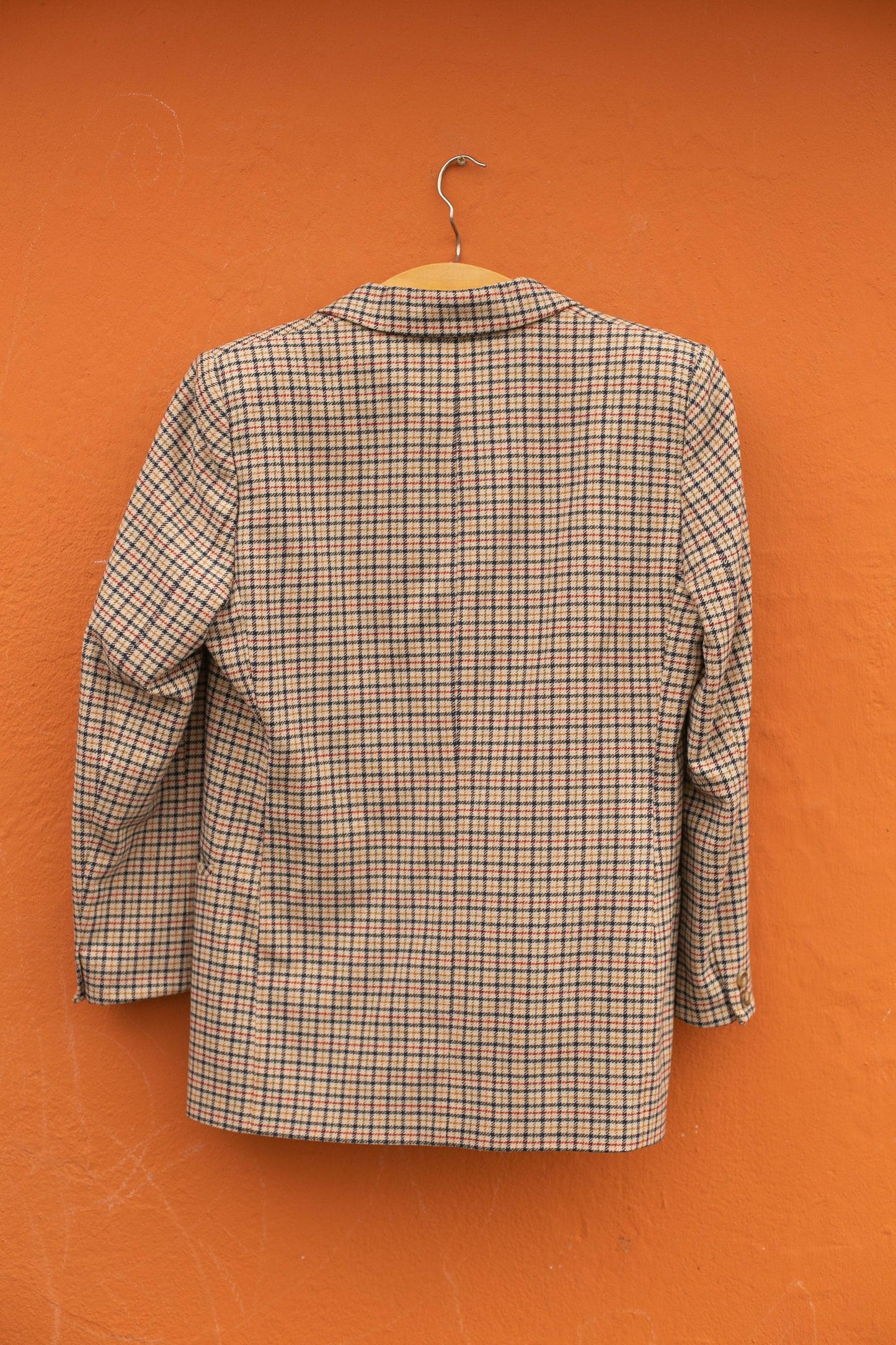 Alba Fornari Classic Wool Blend Plaid Blazer — additional view 9