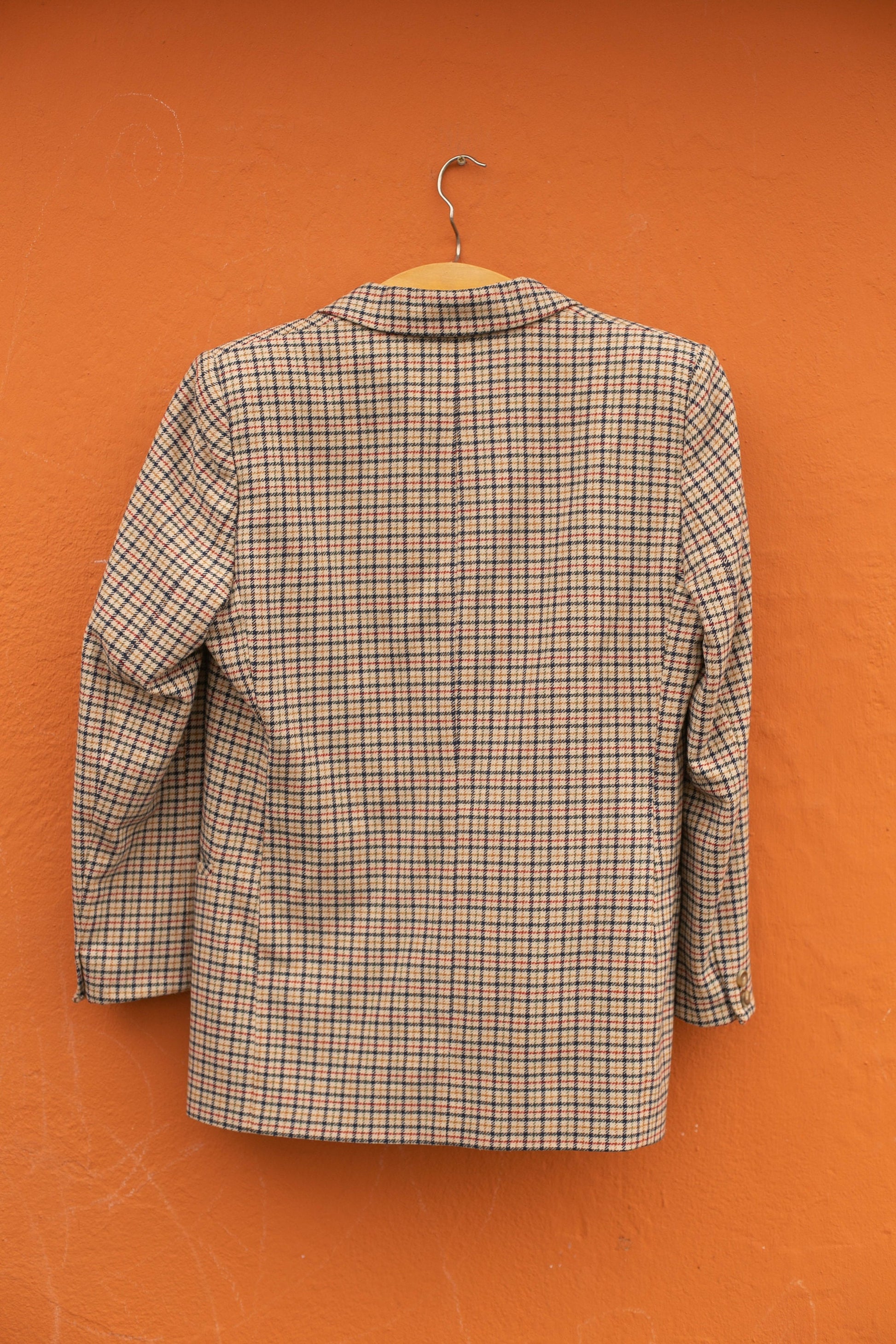 Alba Fornari Classic Wool Blend Plaid Blazer — additional view 9