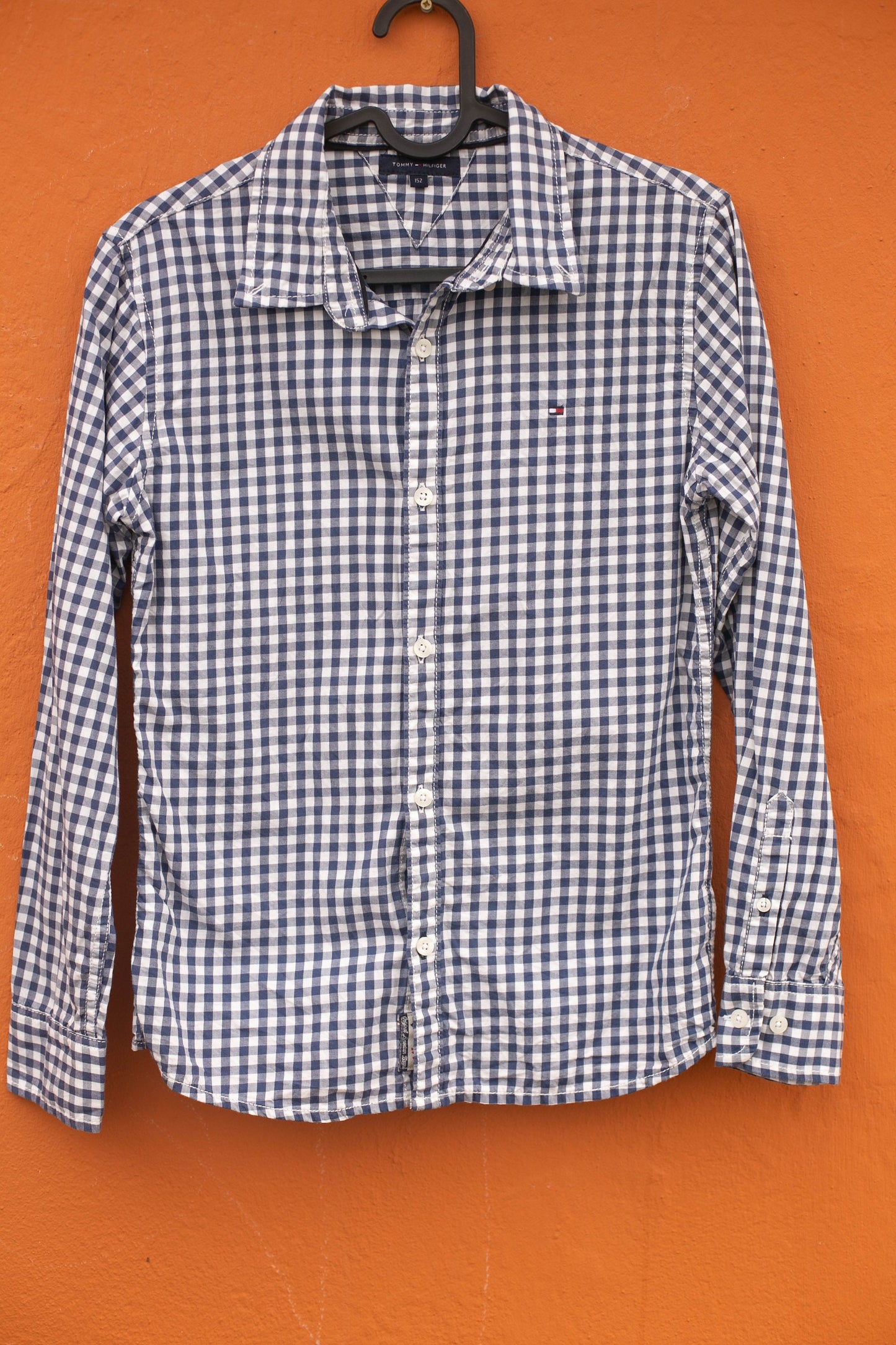 Tommy Hilfiger Kids Button-Down Shirt — back view
