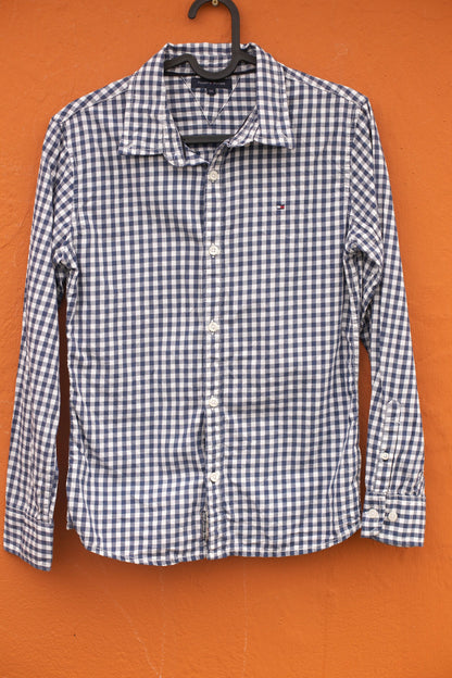 Tommy Hilfiger Kids Button-Down Shirt — back view