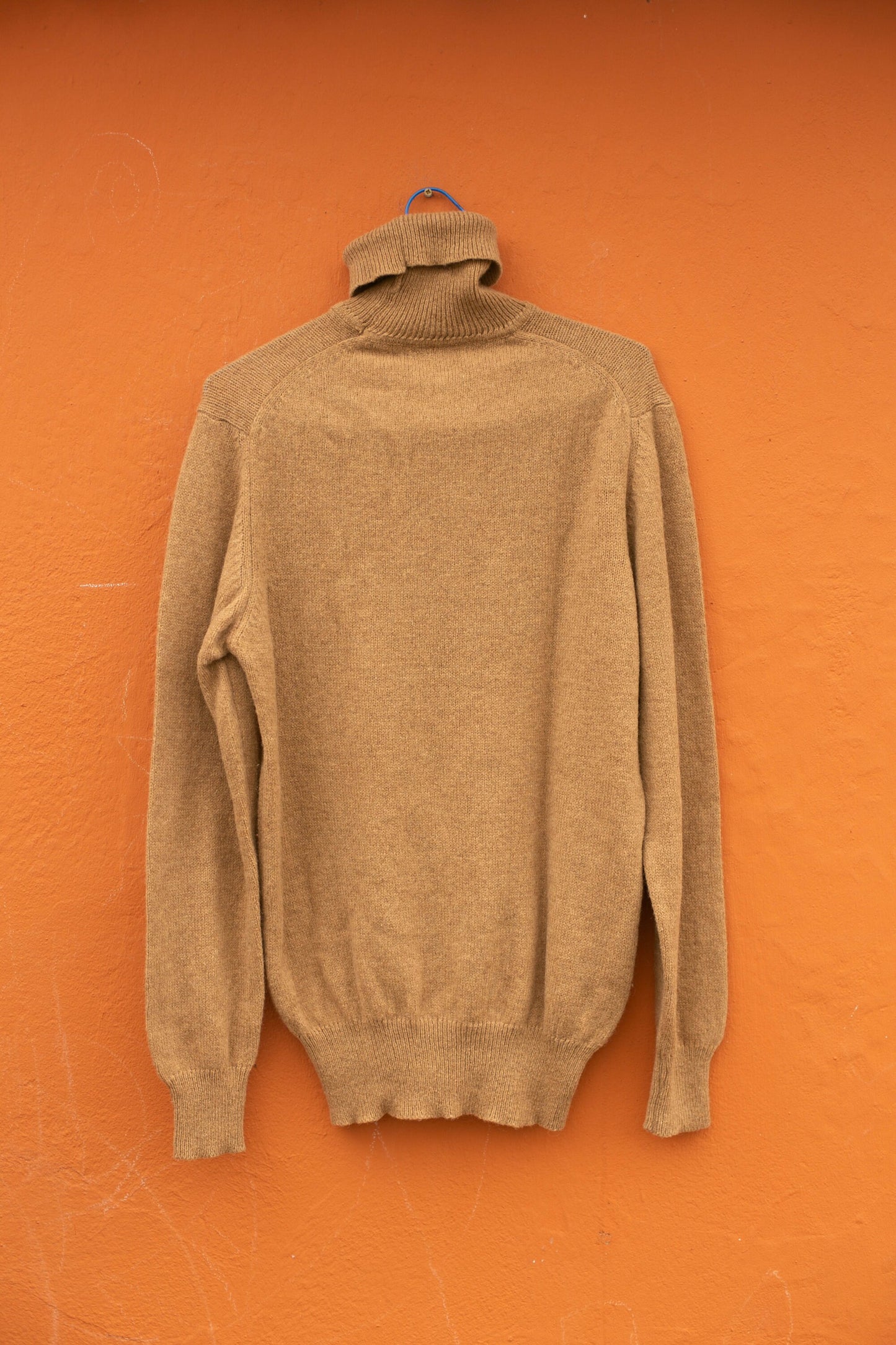 Light academia aesthetic jumper, Smart tan turtleneck jumper, Classic Wool Turtleneck Pullover in Tan