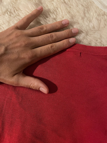Vintage Carolina Herrera Red Short Sleeve T-Shirt