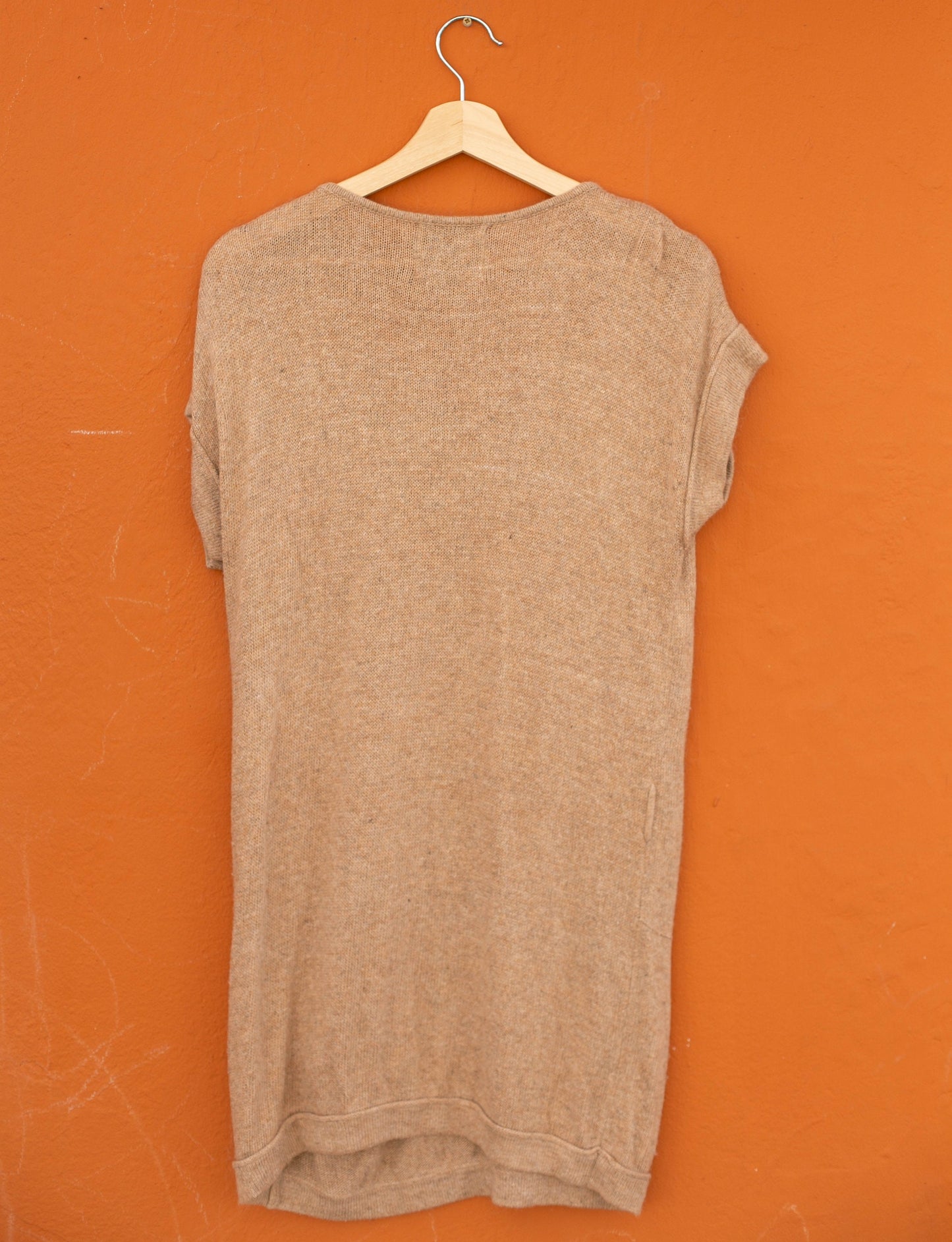 Max Mara Wool-Cotton Blend Beige Dress: Designer Elegance & Quality Fabric | Versatile Fashion Piece