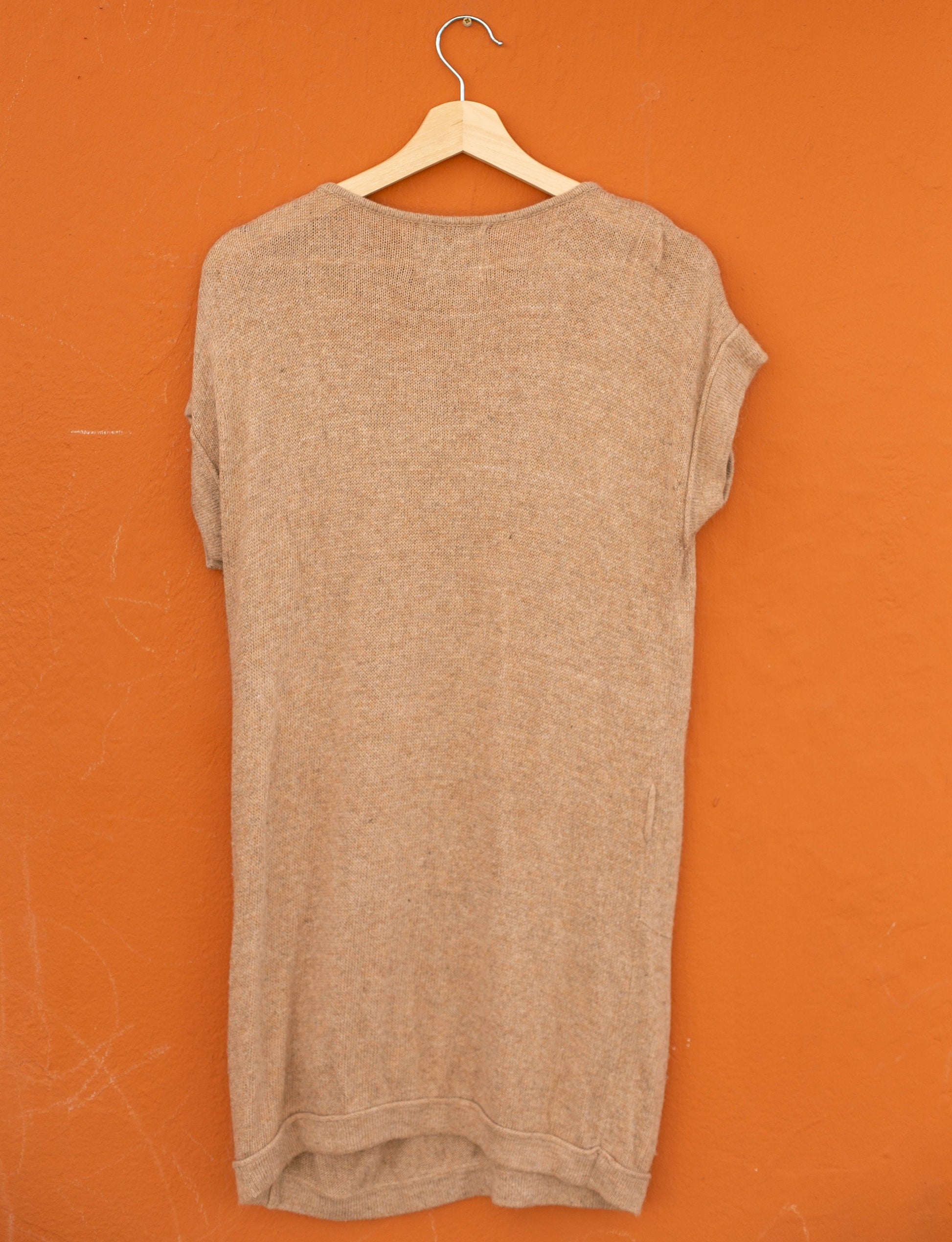 Max Mara Wool-Cotton Blend Beige Dress: Designer Elegance & Quality Fabric | Versatile Fashion Piece