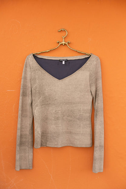 Vintage Grey Krizia Jeans Shirt — additional view 7
