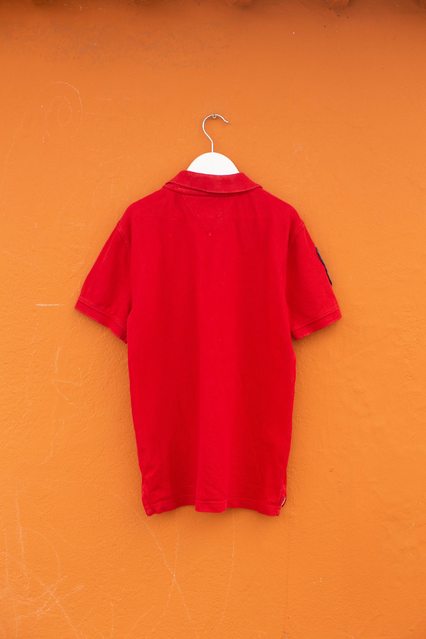 Tommy Hilfiger Kids' Red Polo Shirt — additional view 7
