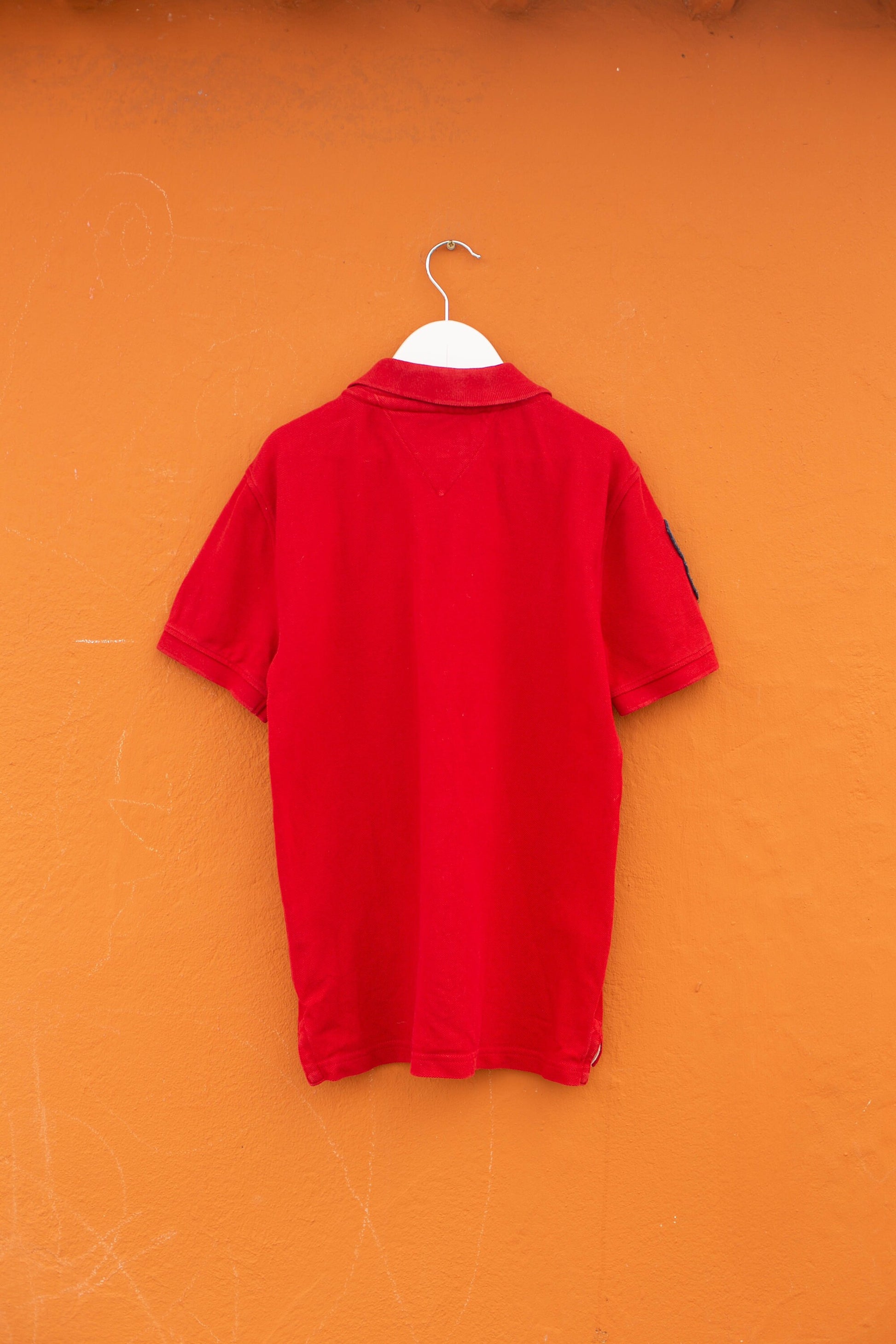 Tommy Hilfiger Kids' Red Polo Shirt — additional view 7