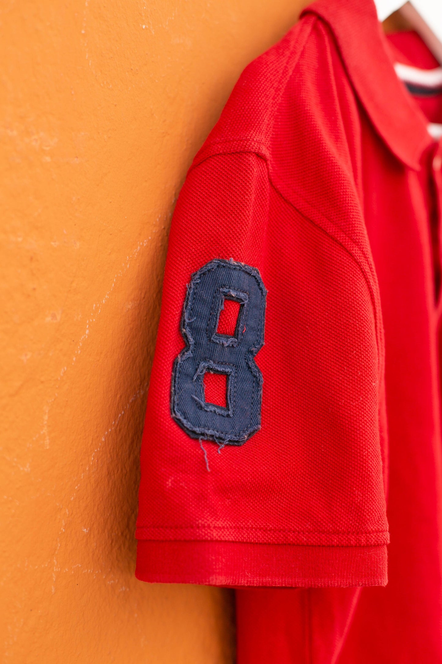 Tommy Hilfiger Kids' Red Polo Shirt — additional view 5