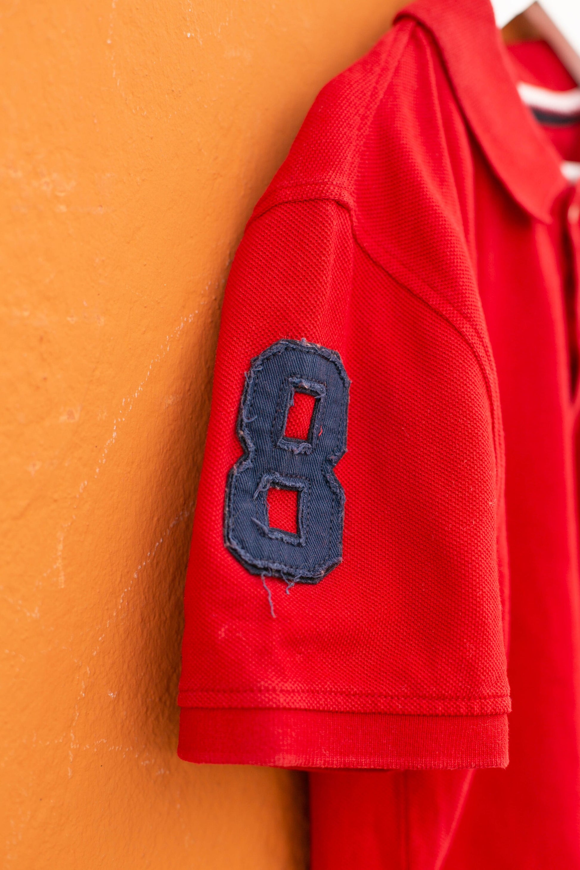 Tommy Hilfiger Kids' Red Polo Shirt — additional view 5
