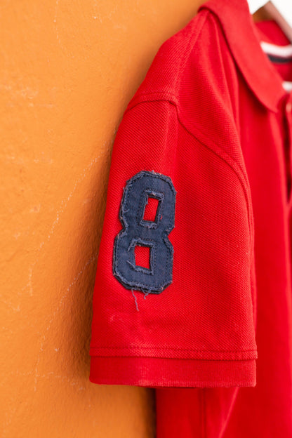 Tommy Hilfiger Kids' Red Polo Shirt — additional view 5