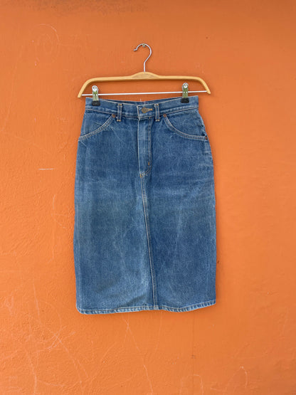 Rifle Vintage High Waist Denim Skirt — additional view 6