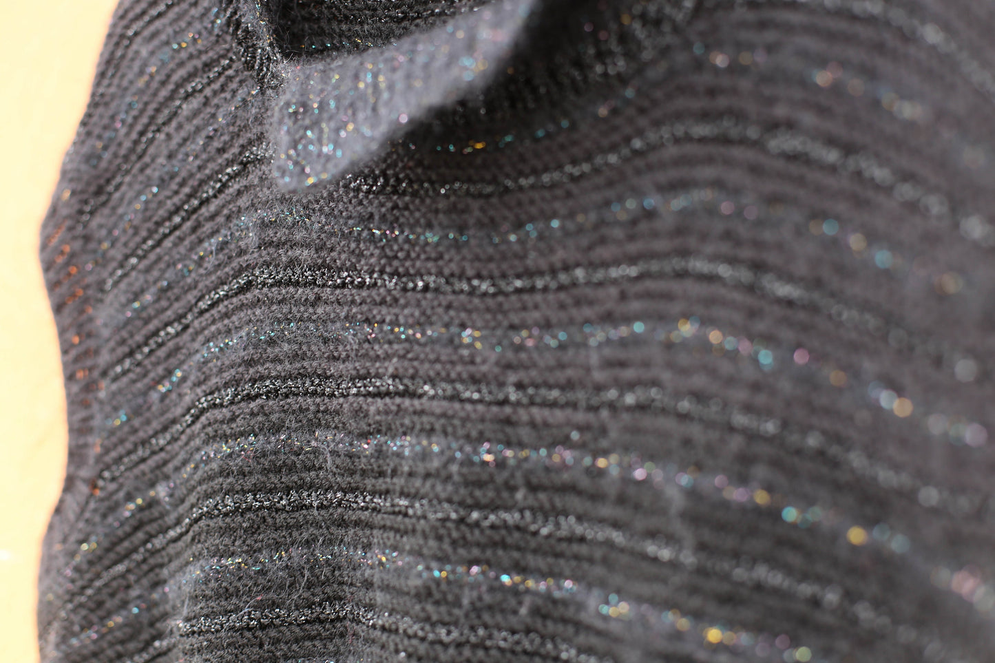 Vintage Sparkle Knit Top - Subtle Green Glitter, Sleeveless Stylish Vest