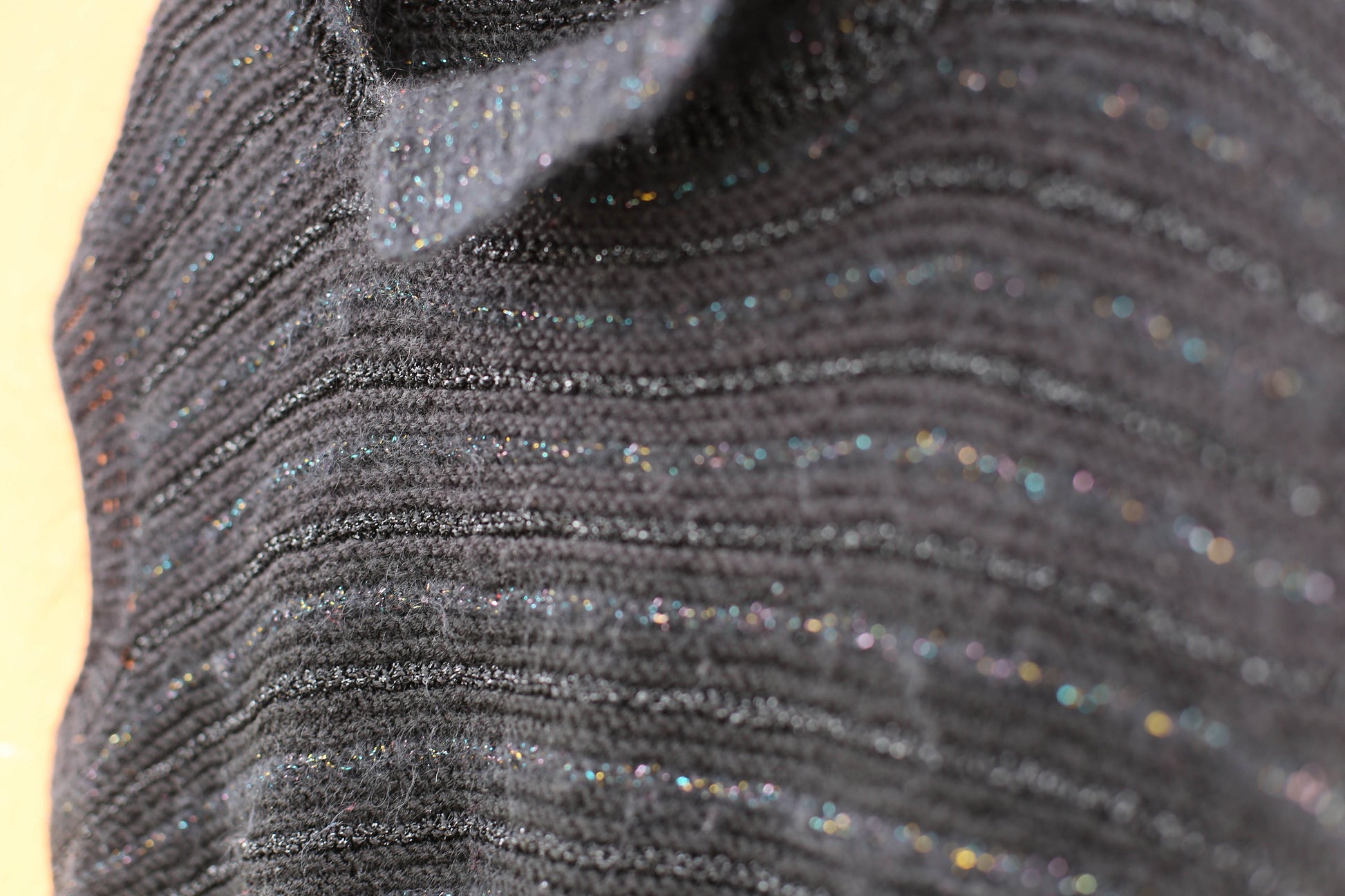 Vintage Sparkle Knit Top - Subtle Green Glitter, Sleeveless Stylish Vest