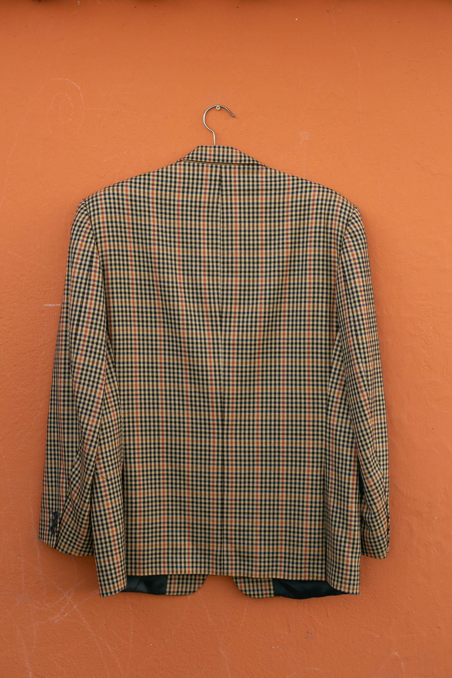 Light Academia autumn coat, True vintage smart blazer, Tartan jacket, Plaided winter blazer, Sophisticated autumn coat, Stylish jacket