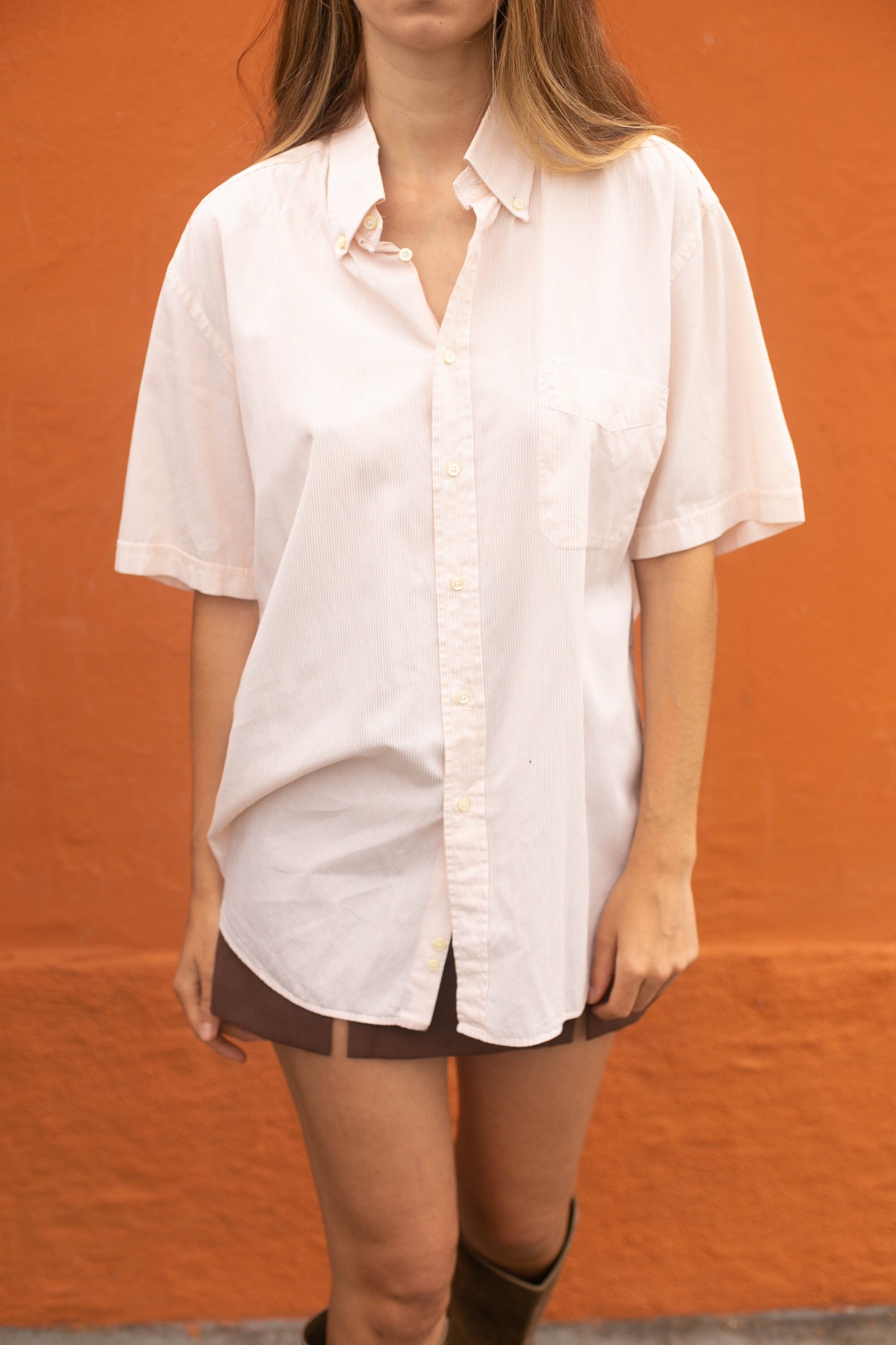 Emanuel Ungaro Striped Cotton Shirt - Classic Summer wear, Vintage designer clothing for men, XL