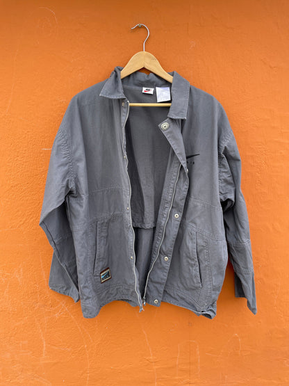 Vintage 90s Nike Cotton Zip-Up Jacket — additional view 7