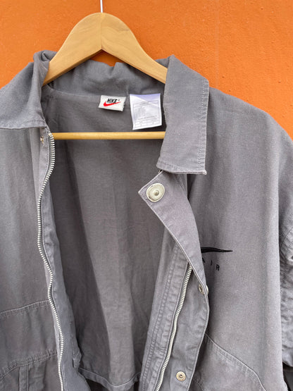 Vintage 90s Nike Cotton Zip-Up Jacket — additional view 8