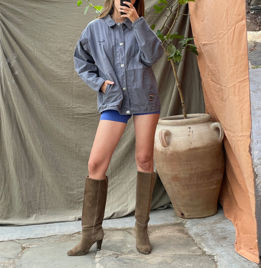 Vintage Nike Air Cotton Jacket M - 90s Retro Streetwear Zip-Up Coat, Urban Style 1990s Sportswear with Cozy Inner Pocket