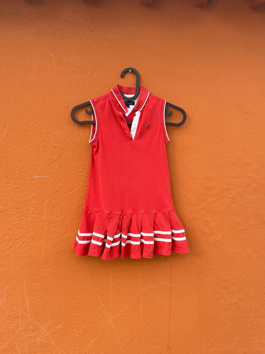 Red Polo Dress for Girls