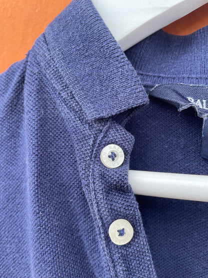 Ralph Lauren Navy Cotton Dress for Girls — additional view 7