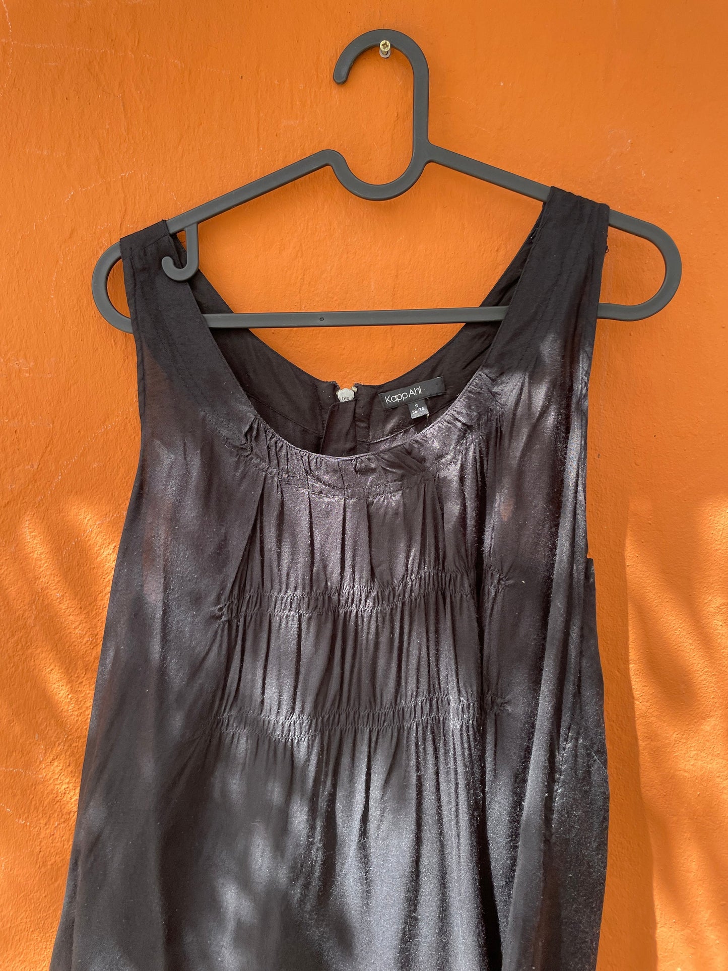 Lightweight Black Camisole Tunic for Women, Tag Size S, Perfect Summer Top
