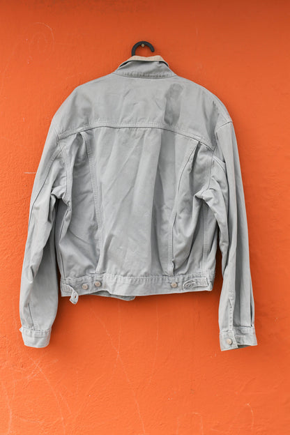 Men's Light Grey Denim Jacket — additional view 9